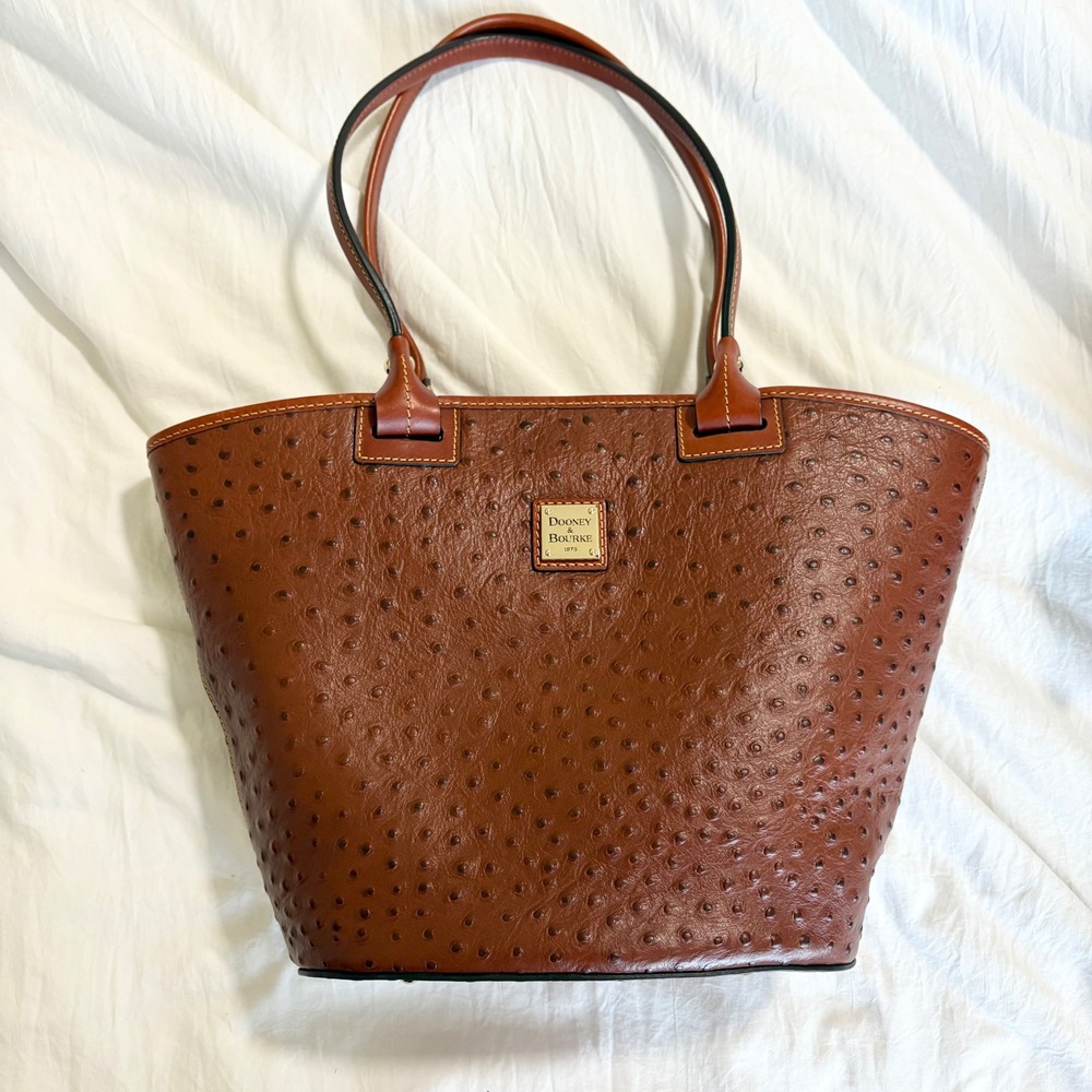 Dooney & Bourke Brown Tote Bag - Textured Leather